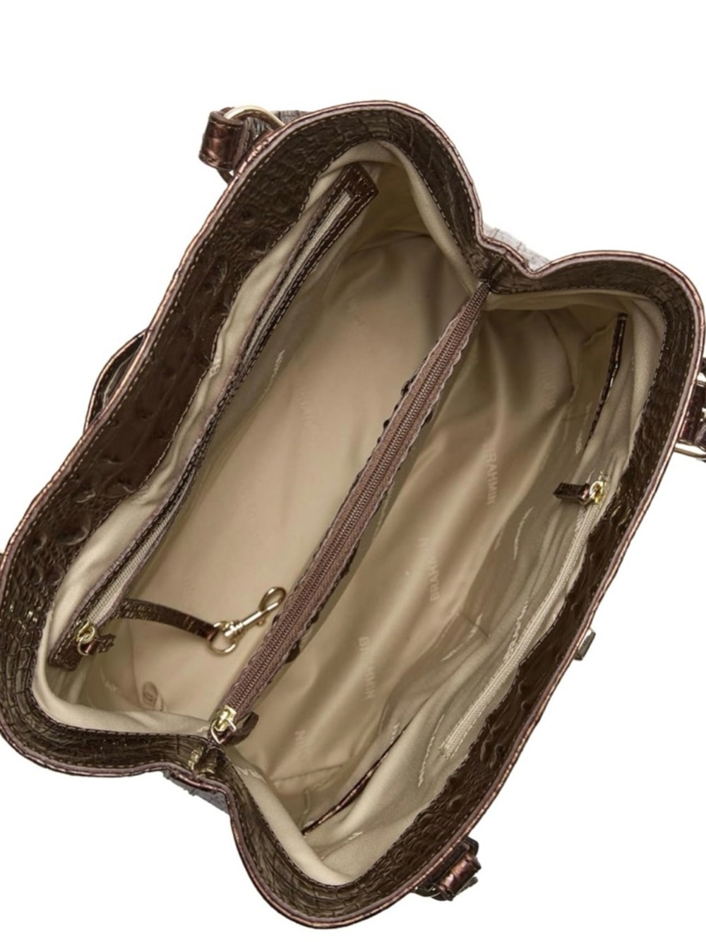 BRAHMIN FIORA Ganache Ombré Melbourne Bucket Bag NWT - Picture 12 of 17